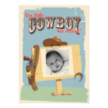 Faire-part de cowboy