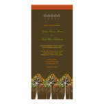Faire-part de mariage 2 de nature d'arbres d'autom