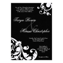 faire-part de mariage 5x7 de toile floral blanc no