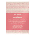 Faire-part de mariage chic de code binaire de geek