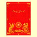 Faire-part de mariage classique de Chinois de Phoe invitations