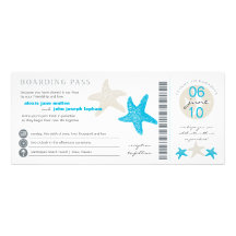 Faire-part de mariage de carte d'embarquement
