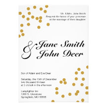 Faire-part de mariage de confettis