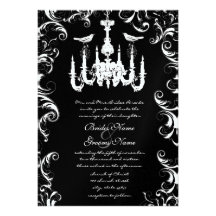 Faire-part de mariage de fantaisie de remous