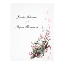 faire-part de mariage de Halloween