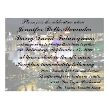 faire-part de mariage de Las Vegas
