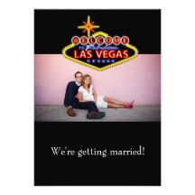 Faire-part de mariage de Las Vegas