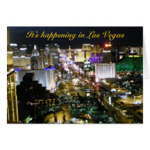 Faire-part de mariage de photo de Las Vegas Carte