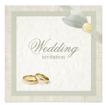 Faire-part de mariage doux de collage