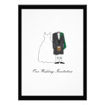 Faire-part de mariage écossais de kilt