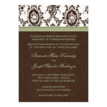 Faire-part de mariage élégant Romance victorien