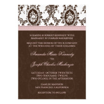 Faire-part de mariage élégant Romance victorien