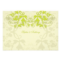 faire-part de mariage floral de chaux de Flourish 