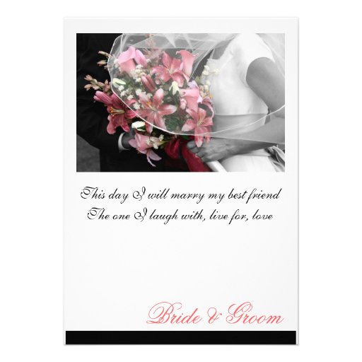 Faire-part de mariage floral de monogramme artisti