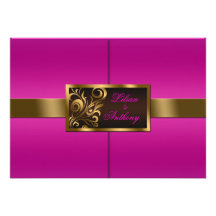 Faire-part de mariage floral de remous