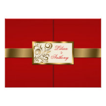 Faire-part de mariage floral de remous