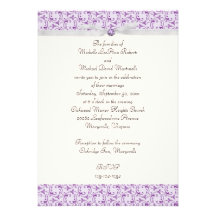 Faire-part de mariage florentin de lavande