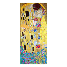 Faire-part de mariage ; Le baiser par Gustav Klimt