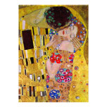 Faire-part de mariage ; Le baiser par Gustav Klimt