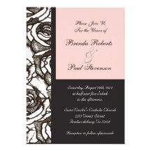 Faire-part de mariage personnalisable de roses
