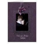 Faire-part de mariage Romance foncé Carte De Vœux
