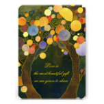 Faire-part de mariage romantique d'arbres d'amour 
