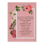 Faire-part de mariage rose de marguerite de Gerber