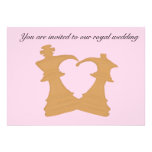 Faire-part de mariage royal