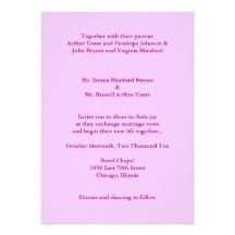 Faire-part de mariage simple