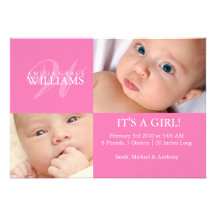 Faire-part de naissance