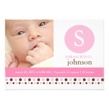 Faire-part de naissance