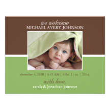 Faire-part de naissance