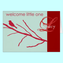 Faire-part de naissance 1 de birdie de mod - perso cartes
