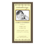 Faire-part de naissance customisé par jaune ensole photocarte
