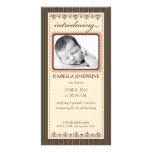 Faire-part de naissance customisé par pêche chique photocartes personnalisées