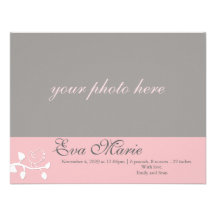 Faire-part de naissance de photo