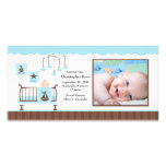 Faire-part de naissance de PHOTO de garçon de pièc Photocarte