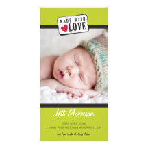 FAIRE-PART DE NAISSANCE DE PHOTO : : fait avec amo Photocartes Personnalisées