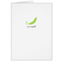 Faire-part de naissance de pois doux cartes de vœux