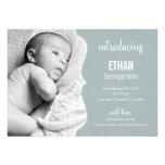 Faire-part de naissance de raffinage de bébé d'élé