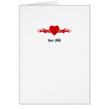 Faire-part de naissance d'enfant d'amour cartes de vœux