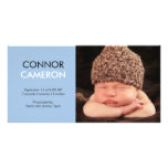 Faire-part de naissance doux de bébé de simplicité modèle pour photocarte