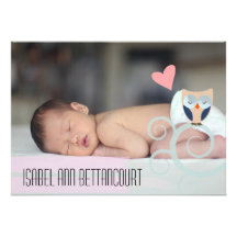 Faire-part de photo de bébé