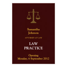 Faire-part d'ouverture d'exercice du droit