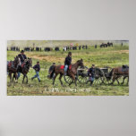 Faisant avancer l'artillerie posters