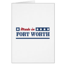 Fait à Fort Worth Cartes De Vœux
