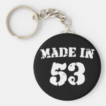 Fait en 1953 porte-clé