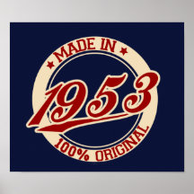 Fait en 1953 poster