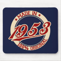 Fait en 1953 tapis de souris
