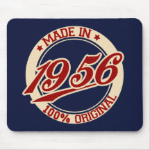 Fait en 1956 tapis de souris